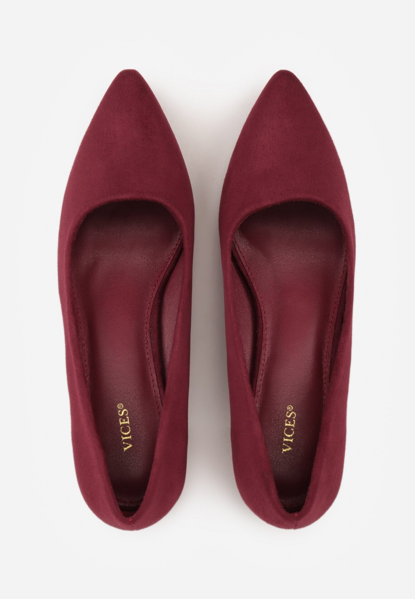  Pantofi cu toc Bordo Casual cu toc gros Bastien