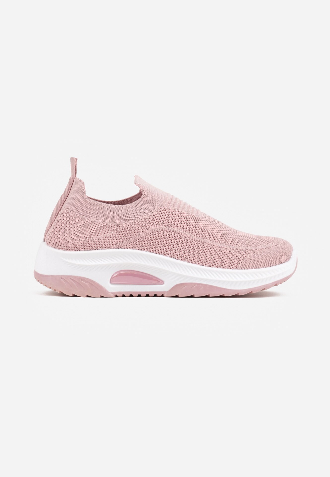  Pantofi Sport Casual Roz cu Talpă Groasă Decorate cu Perforații Fiovena