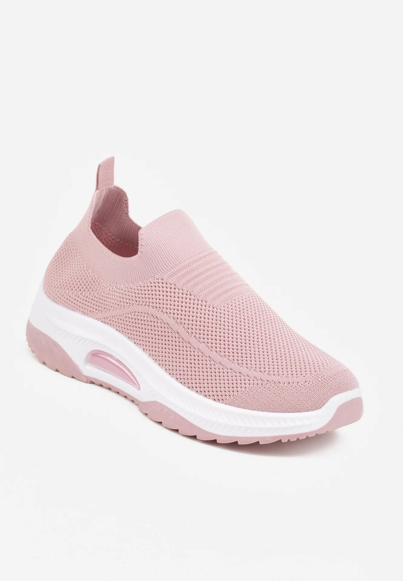  Pantofi Sport Casual Roz cu Talpă Groasă Decorate cu Perforații Fiovena
