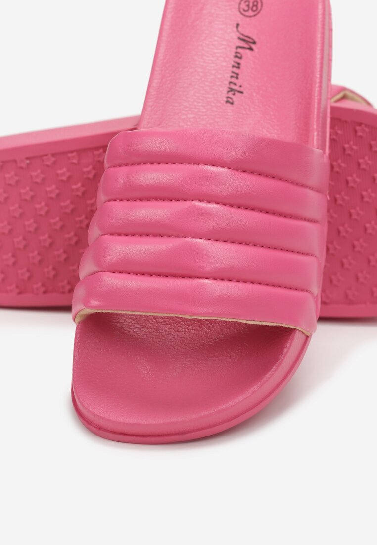  Papuci de piscină Fucsia cu bară lată cu matlasare Tandra