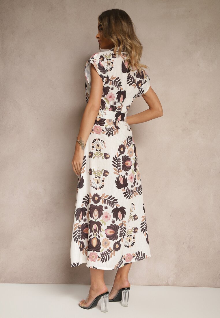 pretty Rochie Cămașă Neagră din Viscoză cu o Curea Suplimentară Nitapinia