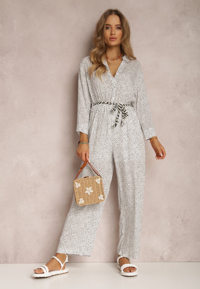 r&f fashion Salopetă Albă Ortiz