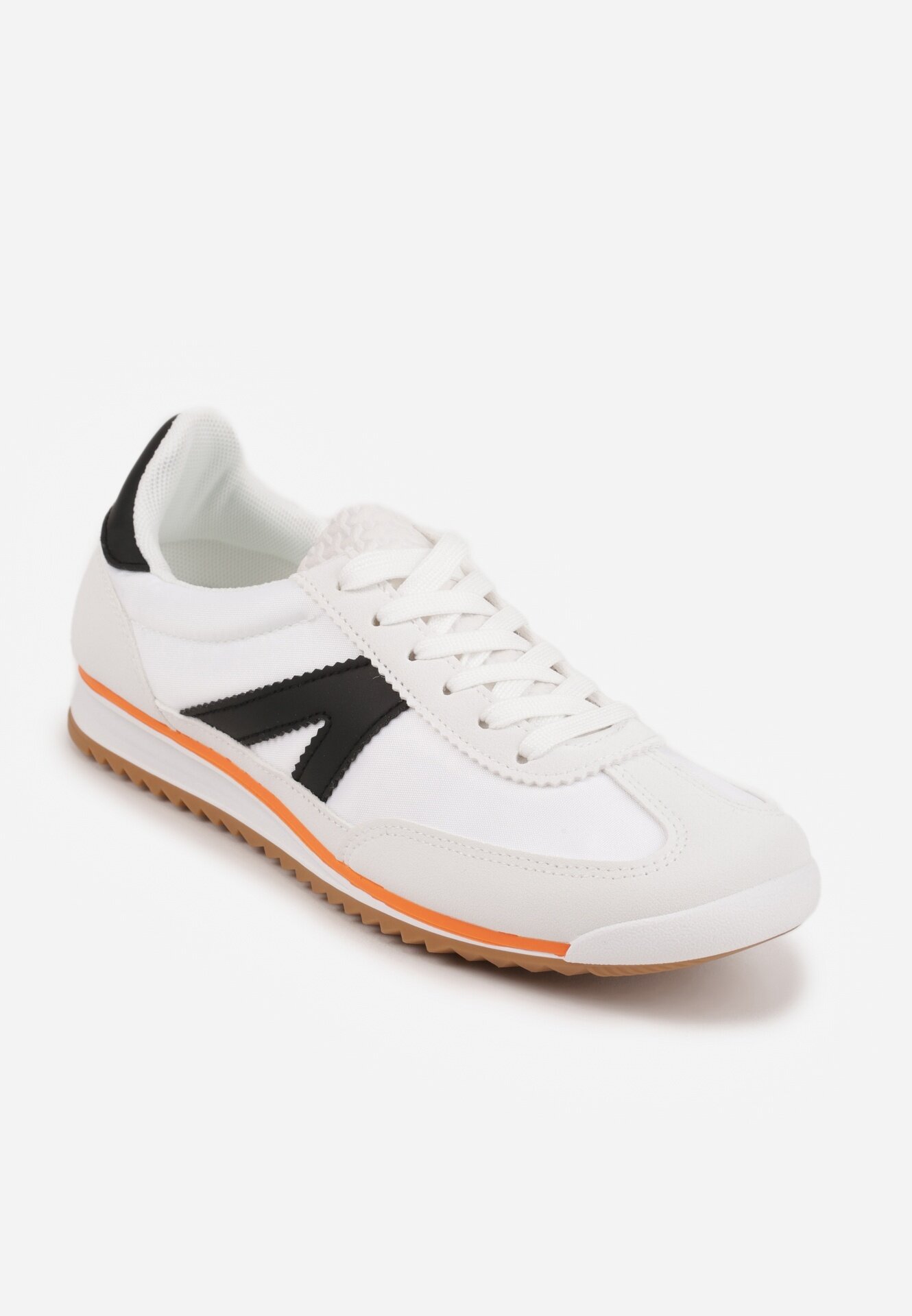 renda Adidași Albi cu Model Geometric Zoloti