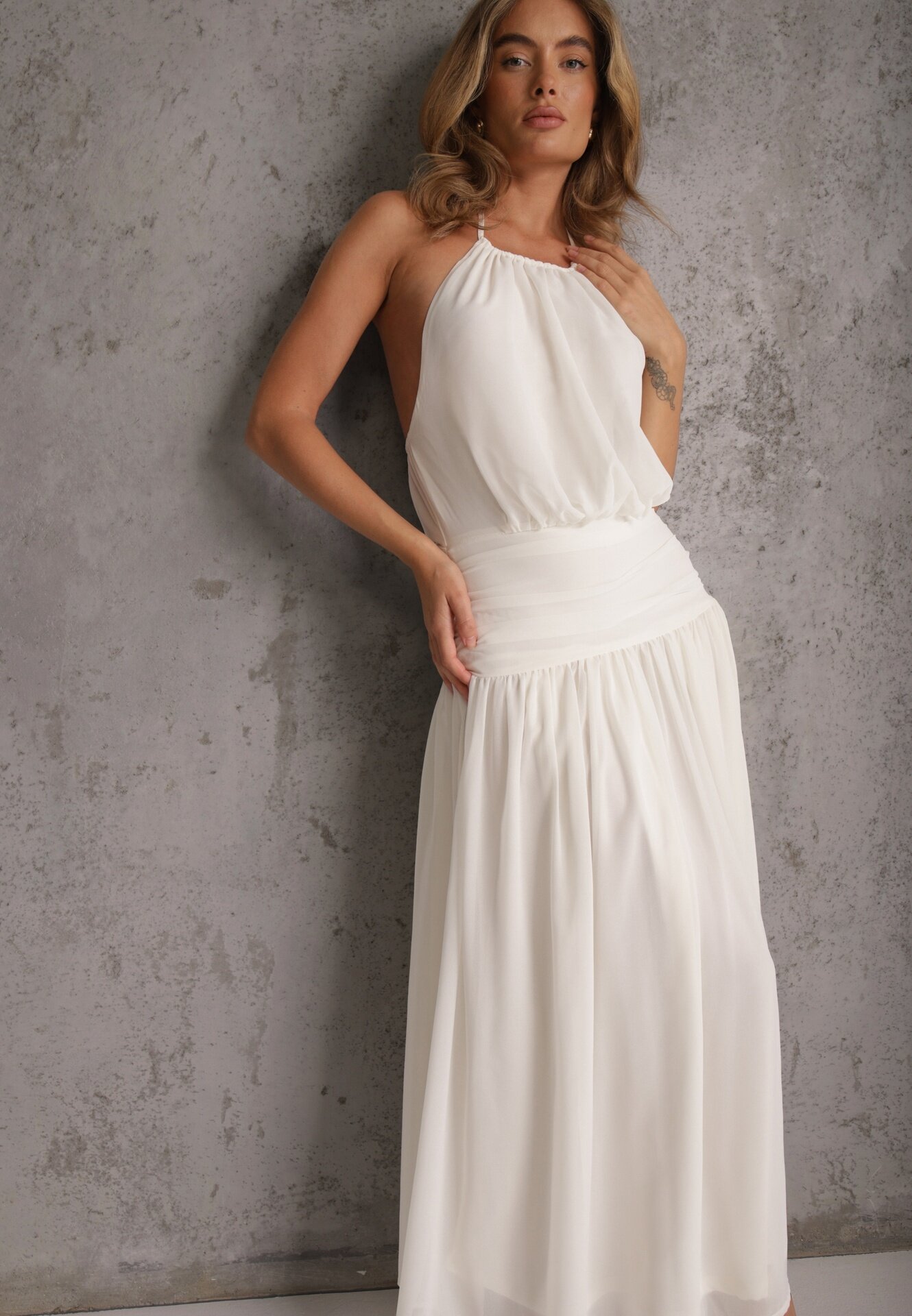 retro & icone Rochie Semene Bej