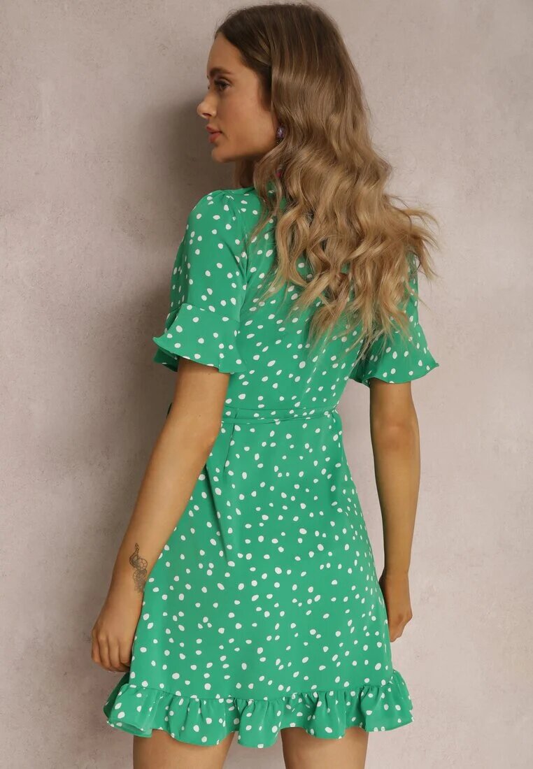 retro & icone Rochie Verde Thaelice