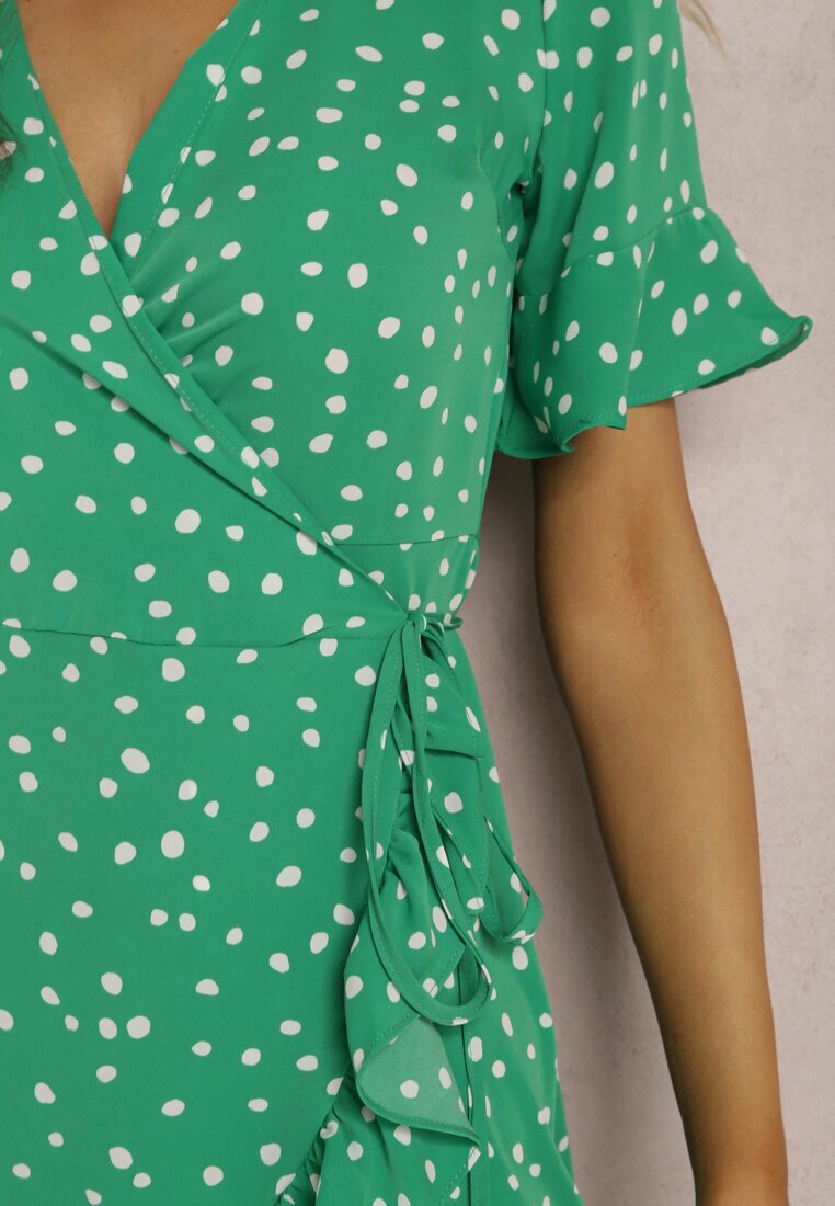 retro & icone Rochie Verde Thaelice