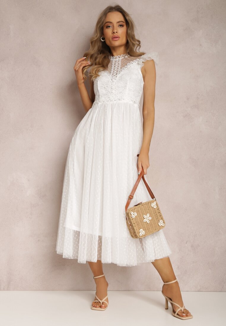  Rochie Albă Canissa