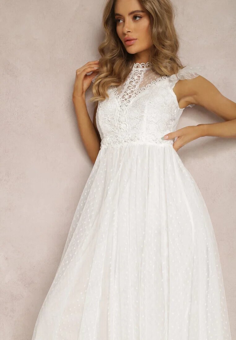  Rochie Albă Canissa