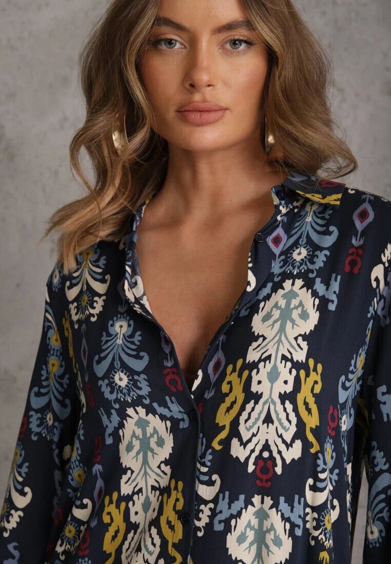 Rochie Granat Tip Cămașă Evazată Zjarrta