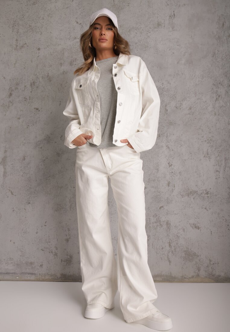 romee's Tricou De bumbac Gri Croi oversize Neduna