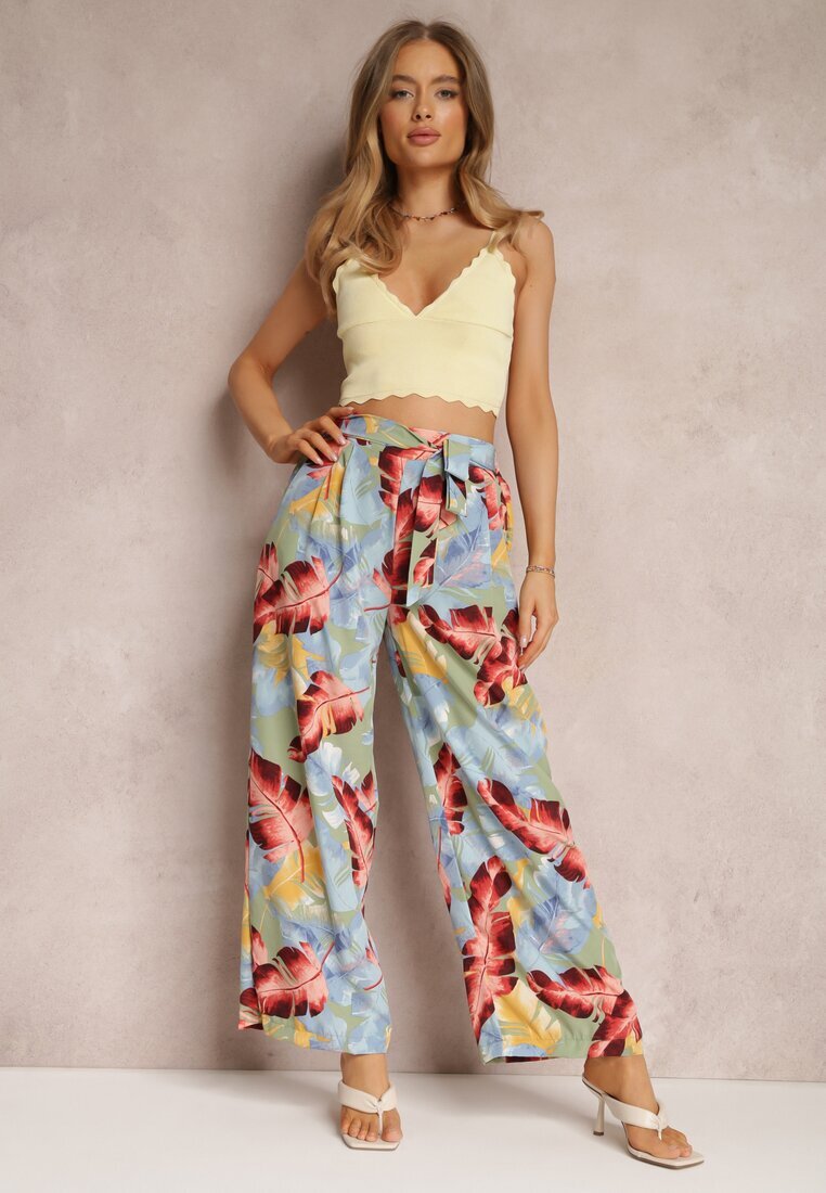 rosa Pantaloni Albastre Nikeda