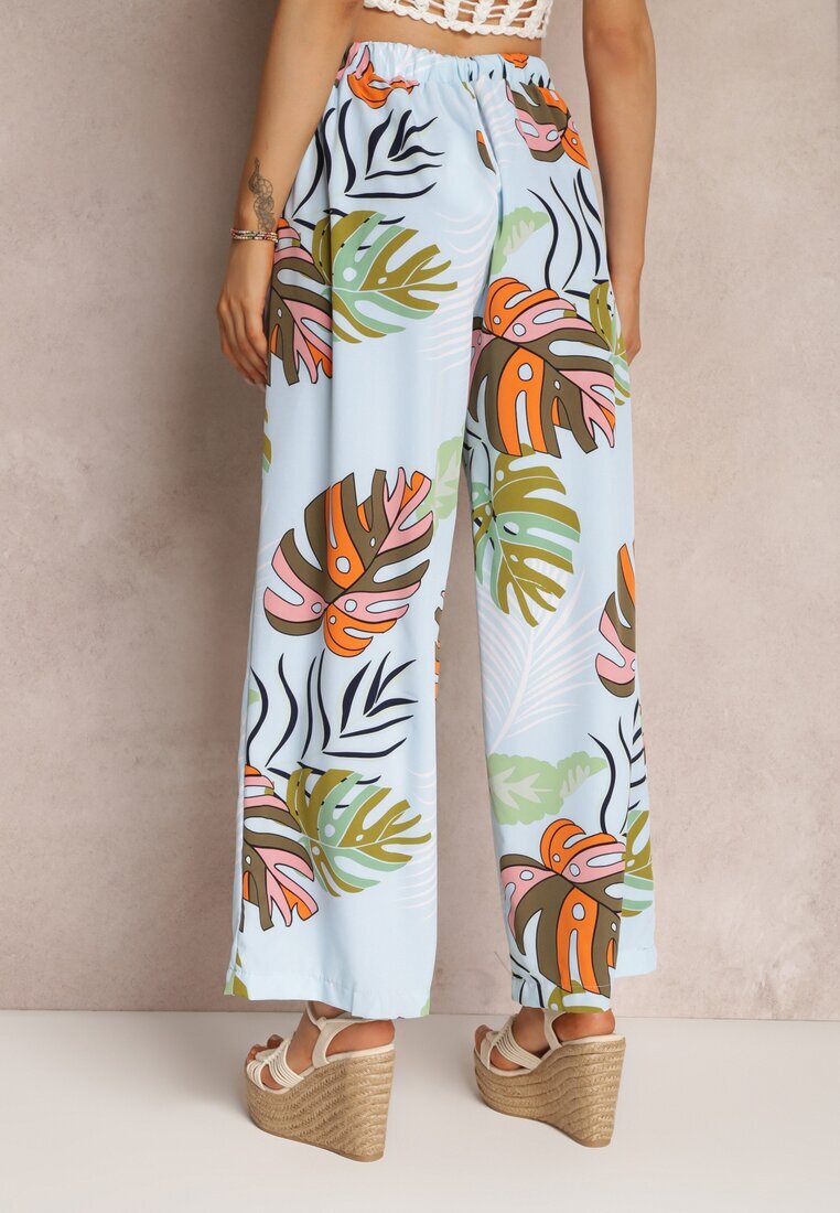rosa Pantaloni albastru deschis largi Sofadia