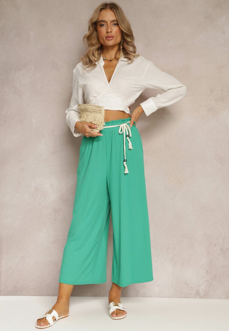 rosa Pantaloni Verde deschis Anastathe