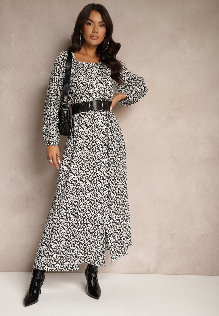 rosa Rochie Alb-Negru Hyrathe
