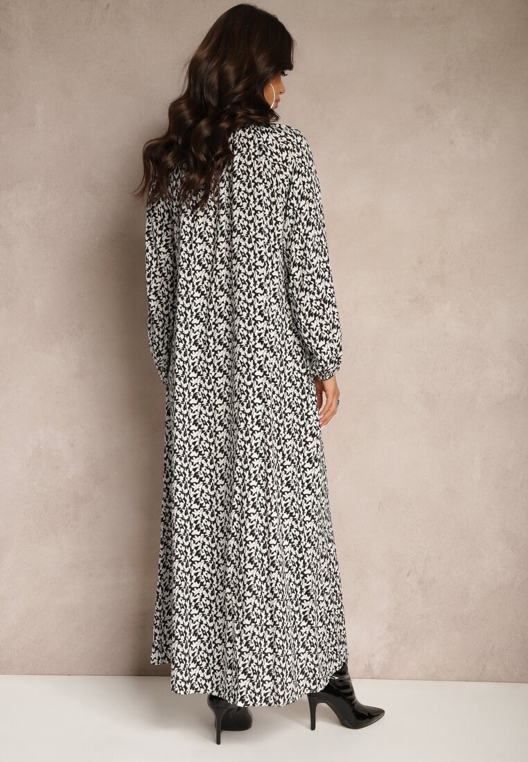 rosa Rochie Alb-Negru Hyrathe