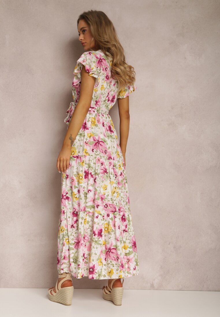 rosa Rochie Alb-Roz Arginca