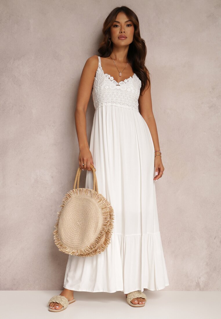 rosa Rochie Albă Chryazire