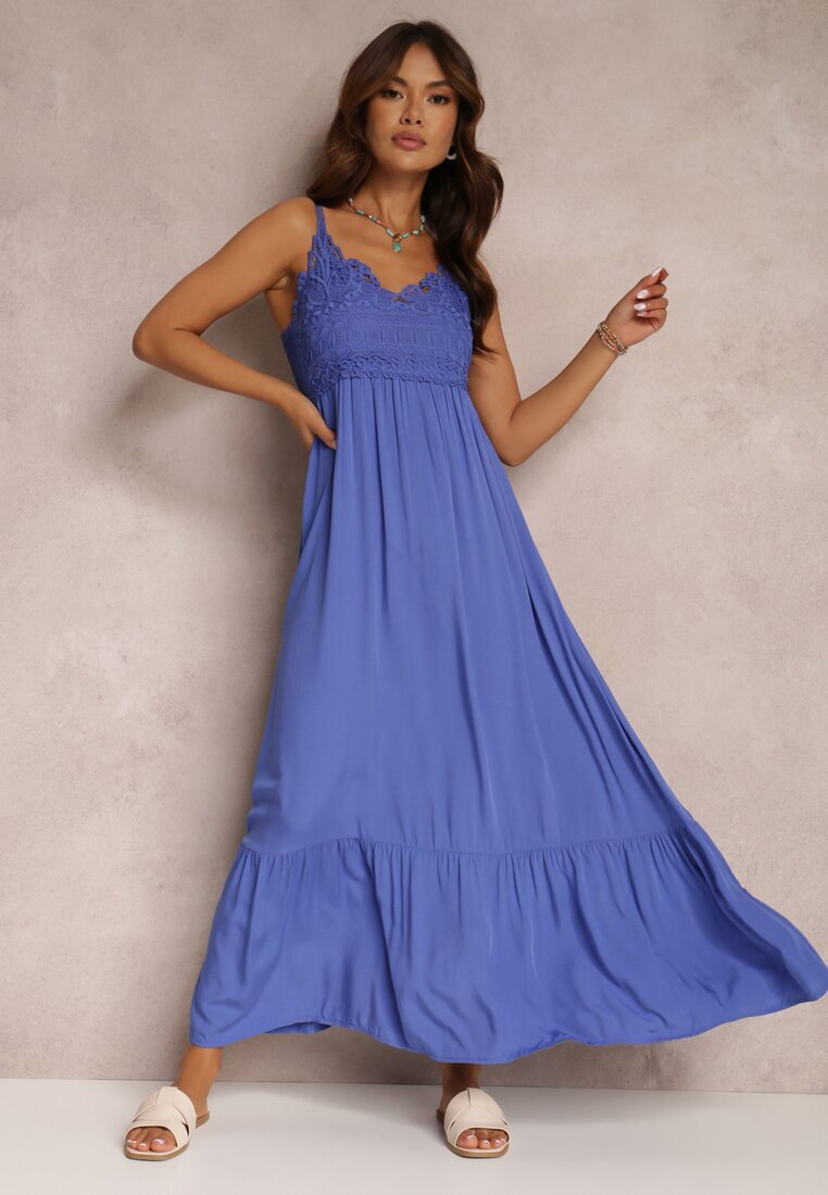 rosa Rochie Albastră Chryazire