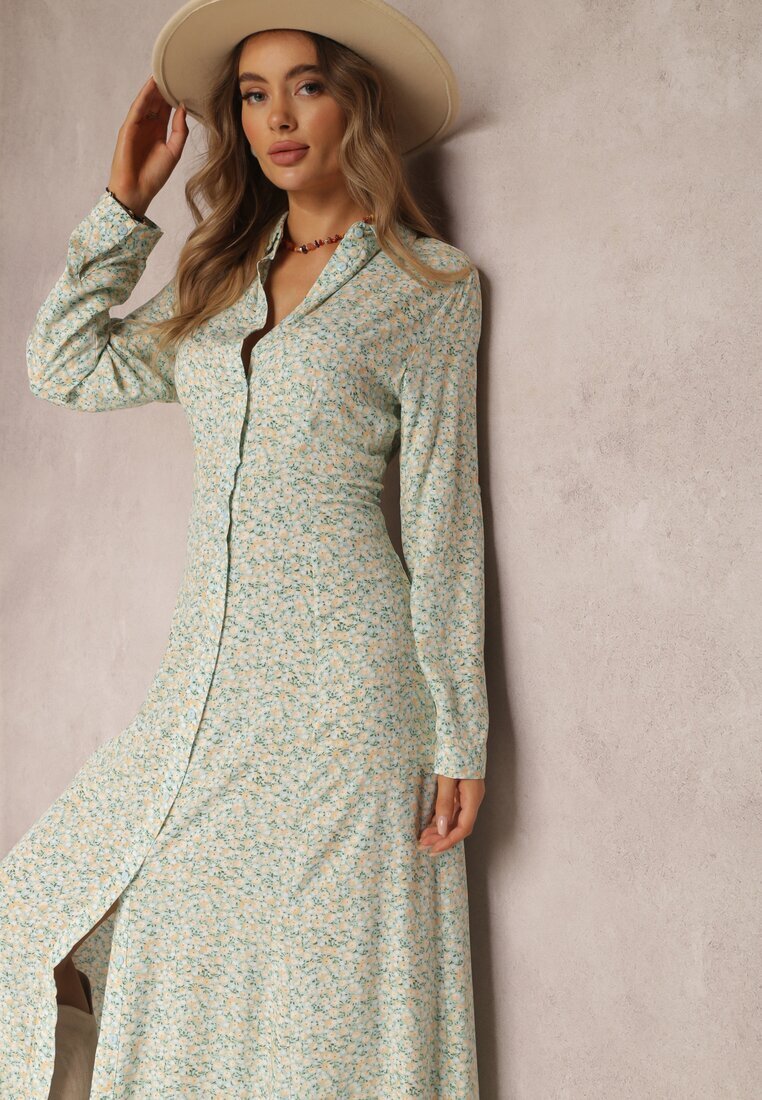 rosa Rochie Albastru-Verde Caeoreia