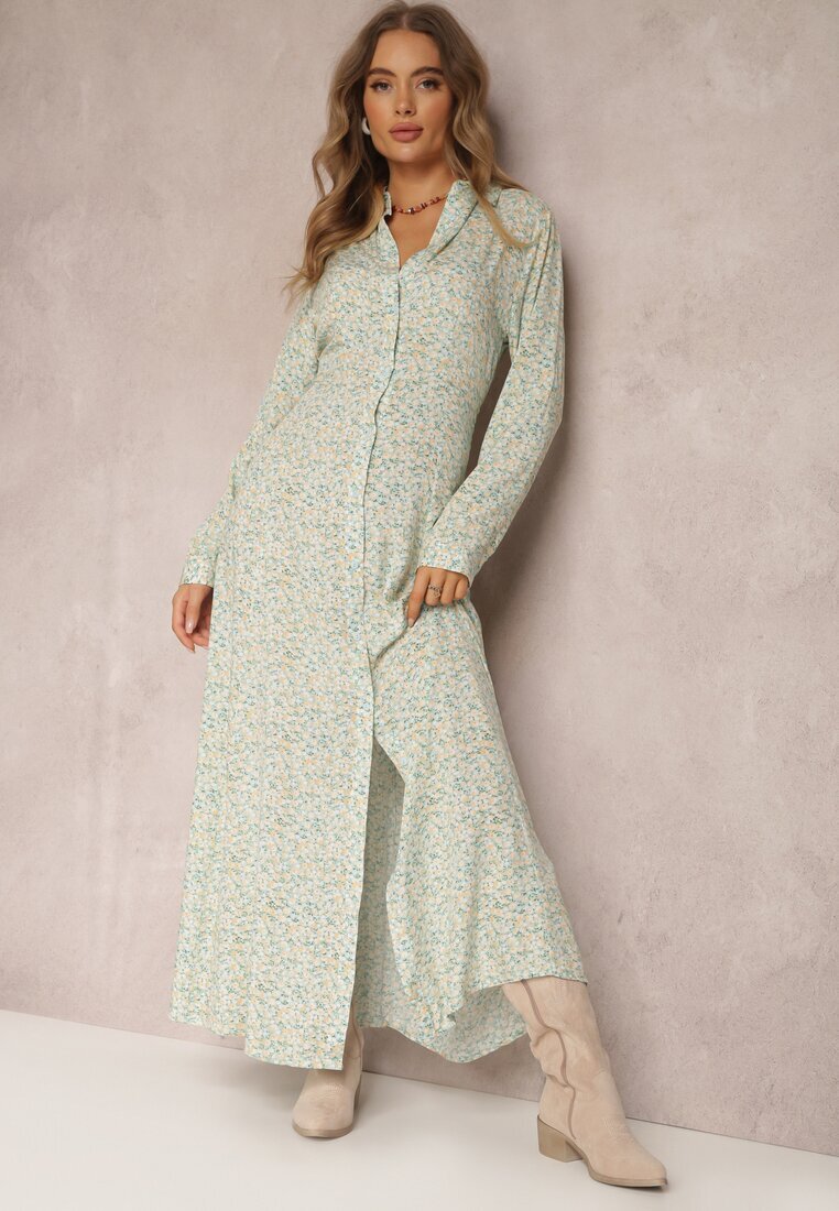 rosa Rochie Albastru-Verde Caeoreia