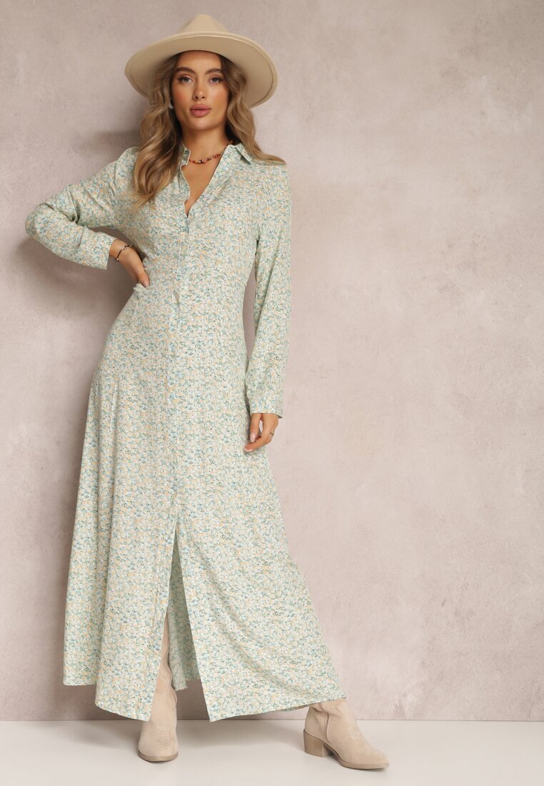 rosa Rochie Albastru-Verde Caeoreia