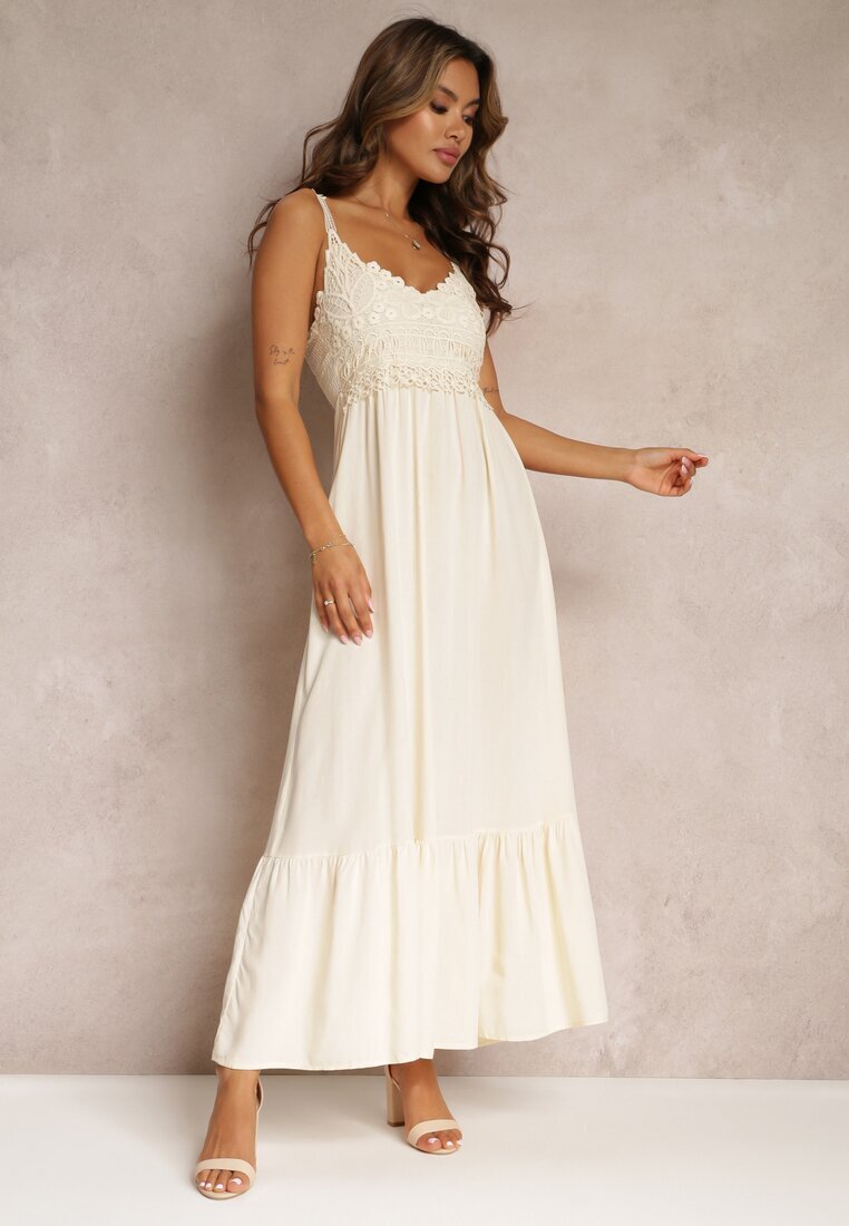 rosa Rochie bej Chryazire