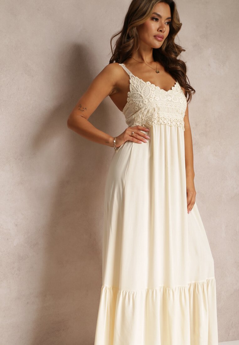 rosa Rochie bej Chryazire