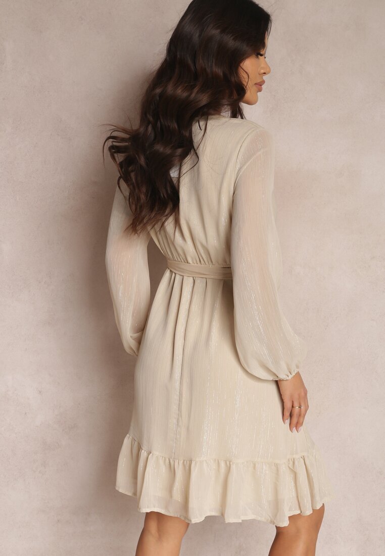 rosa Rochie Bej Iphina