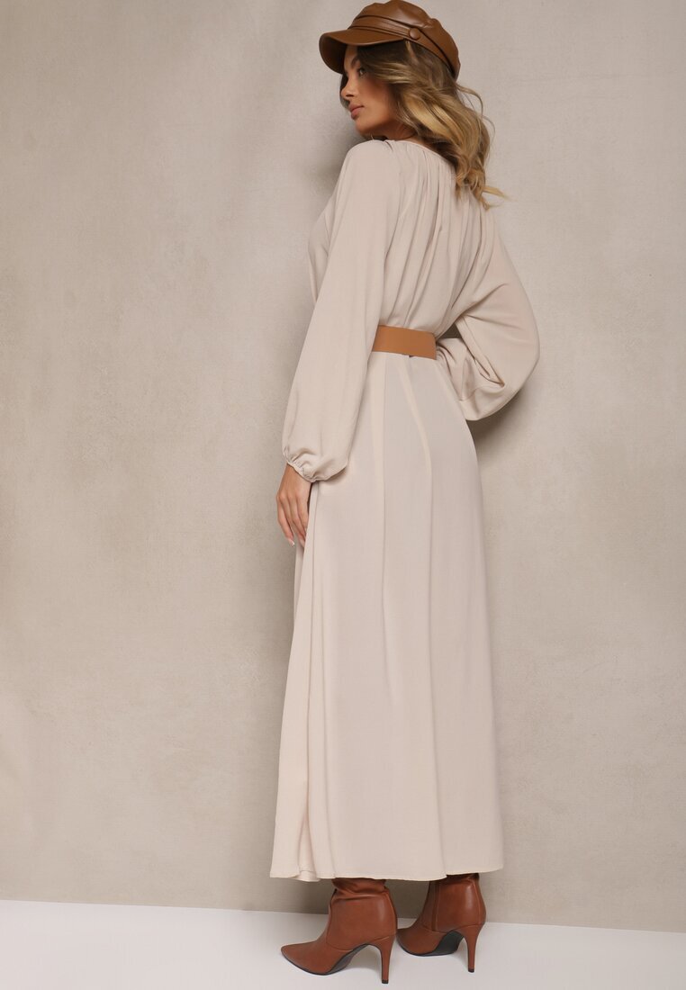 rosa Rochie Bej Palane
