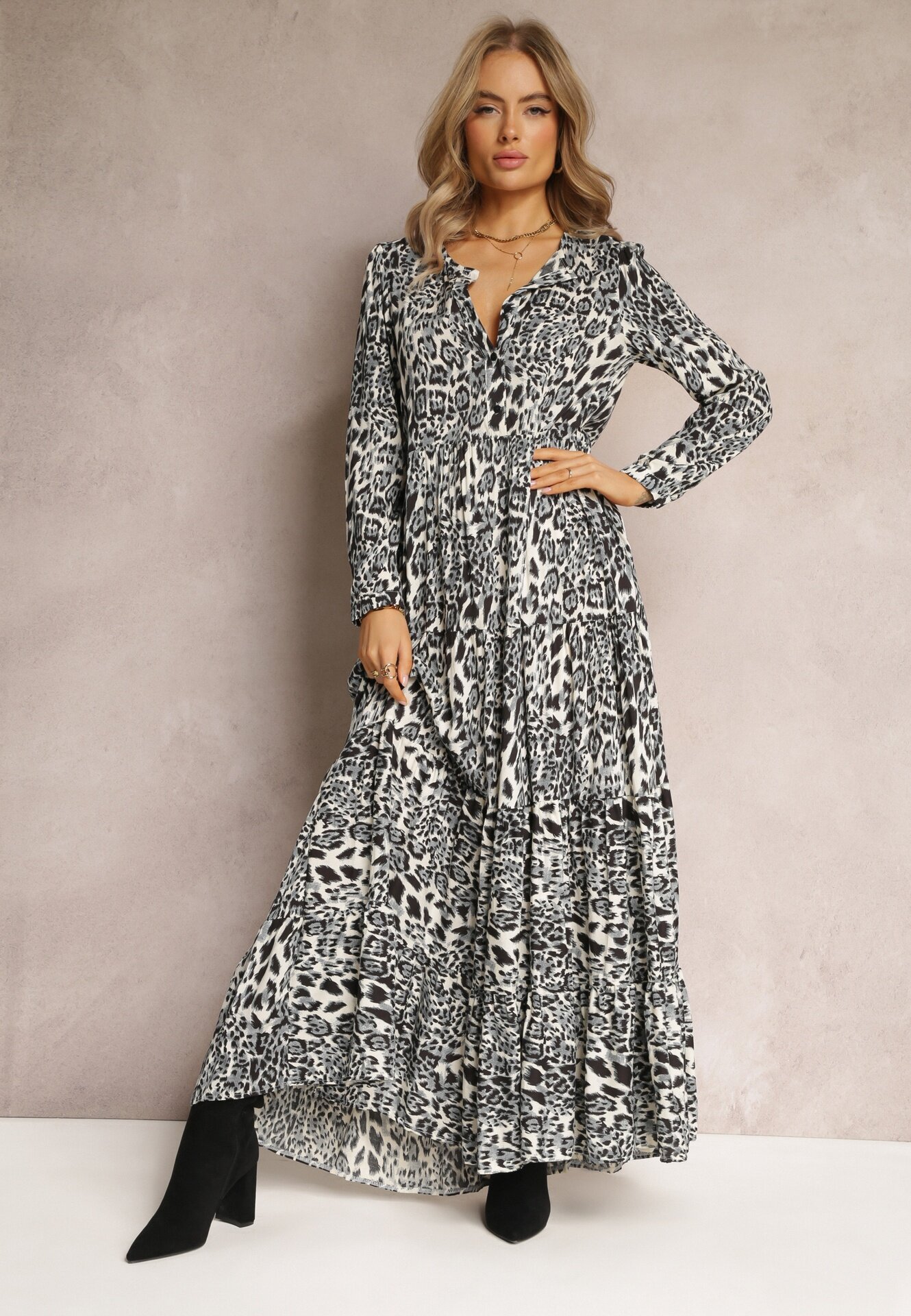 rosa Rochie Gri Athymes