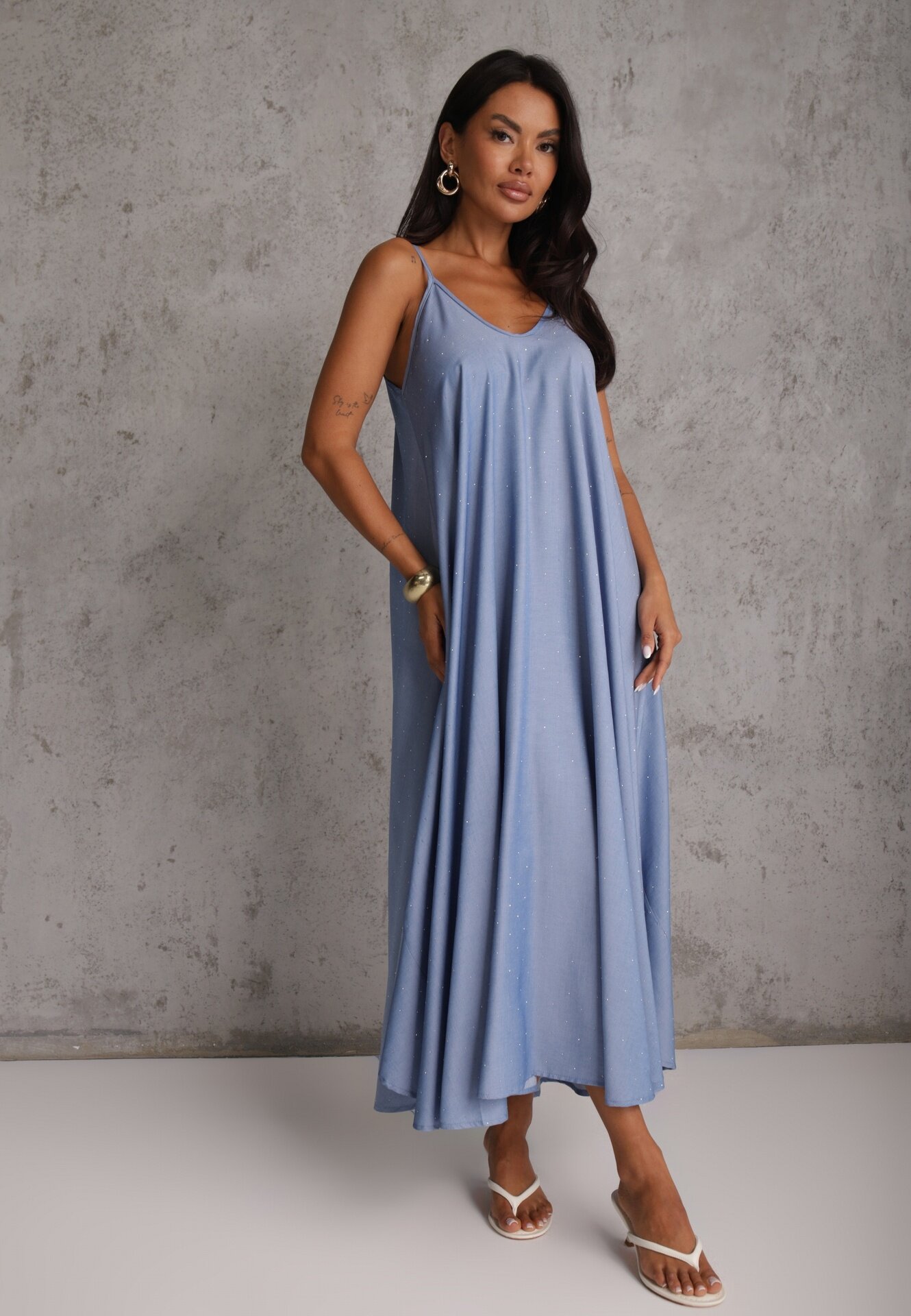 rosa Rochie Helliala Albastră
