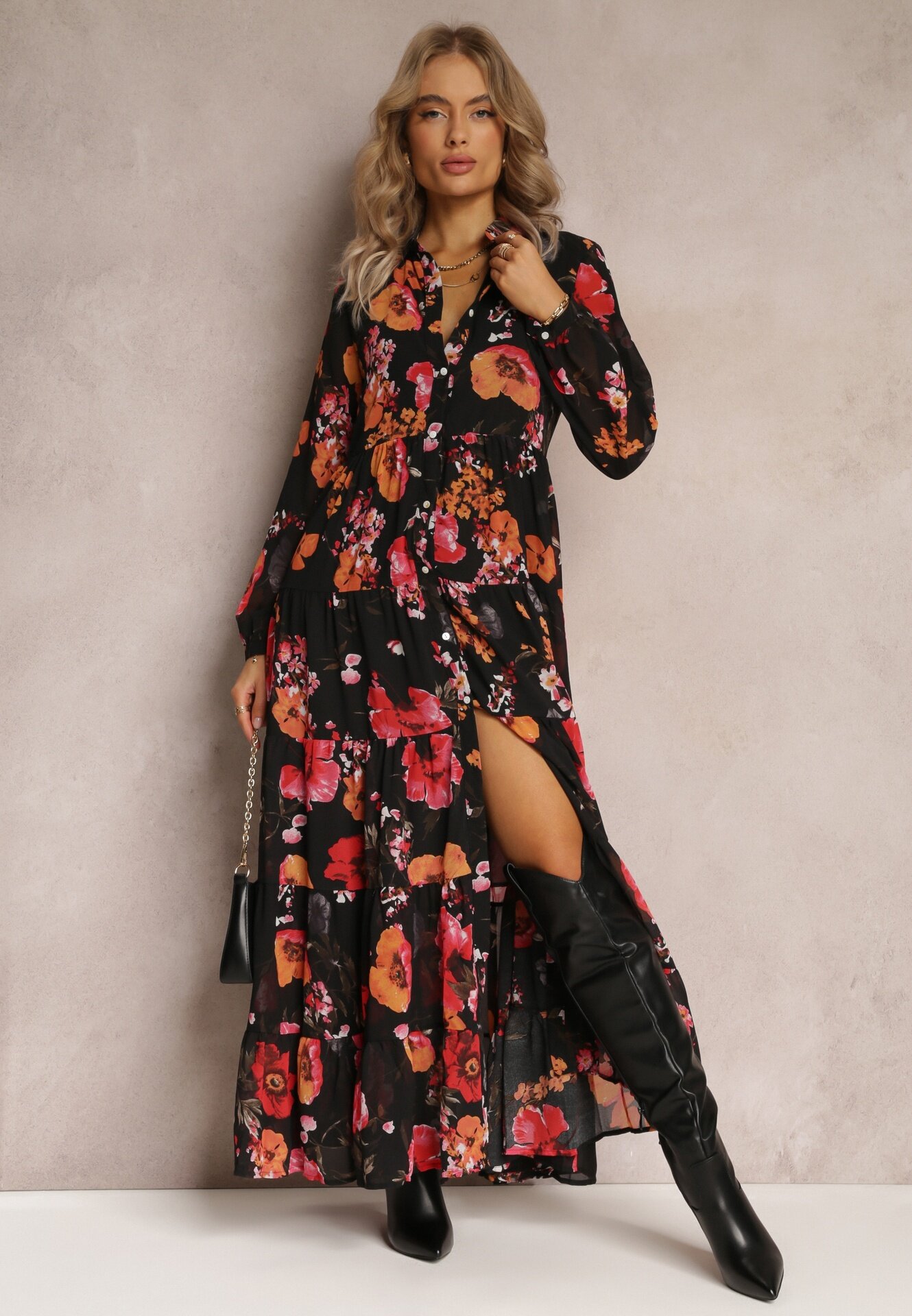 rosa Rochie Neagră Klymano