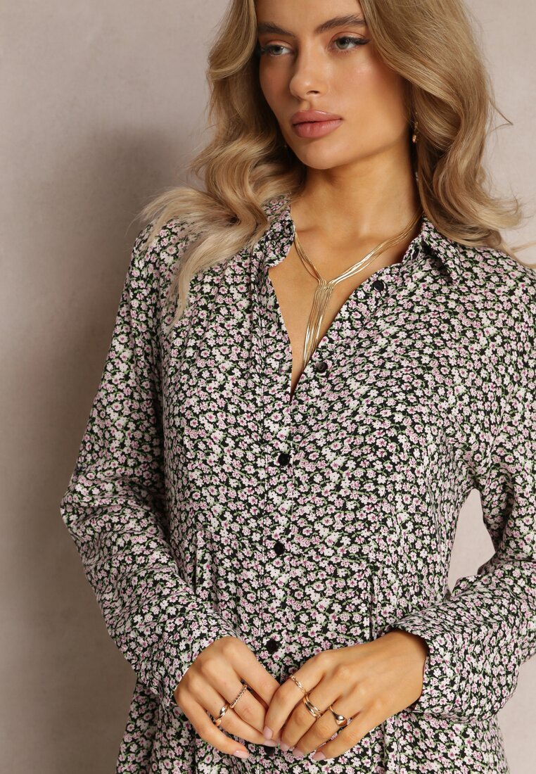 rosa Rochie Negru-Alb Chrysane