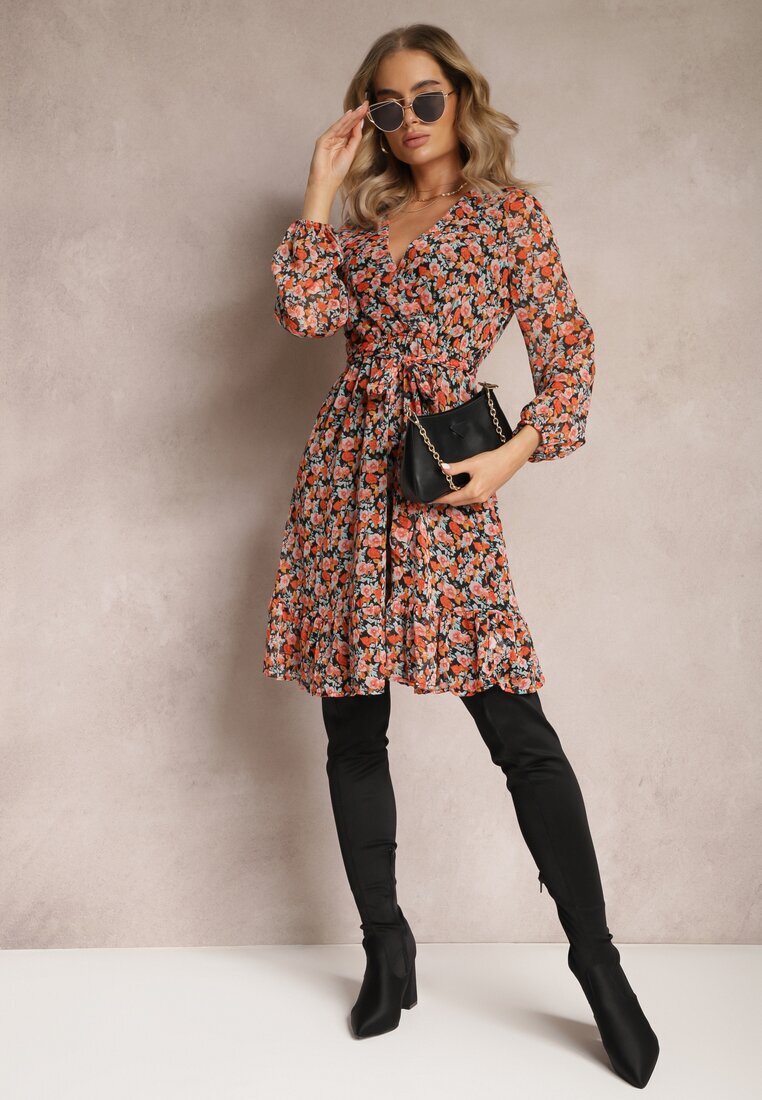 rosa Rochie Negru-Roșie Hellolea