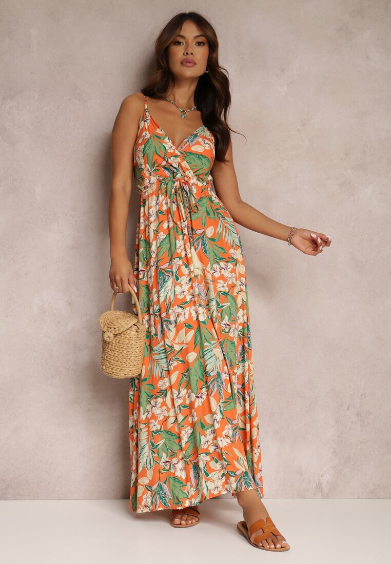 rosa Rochie Portocalie Nourane