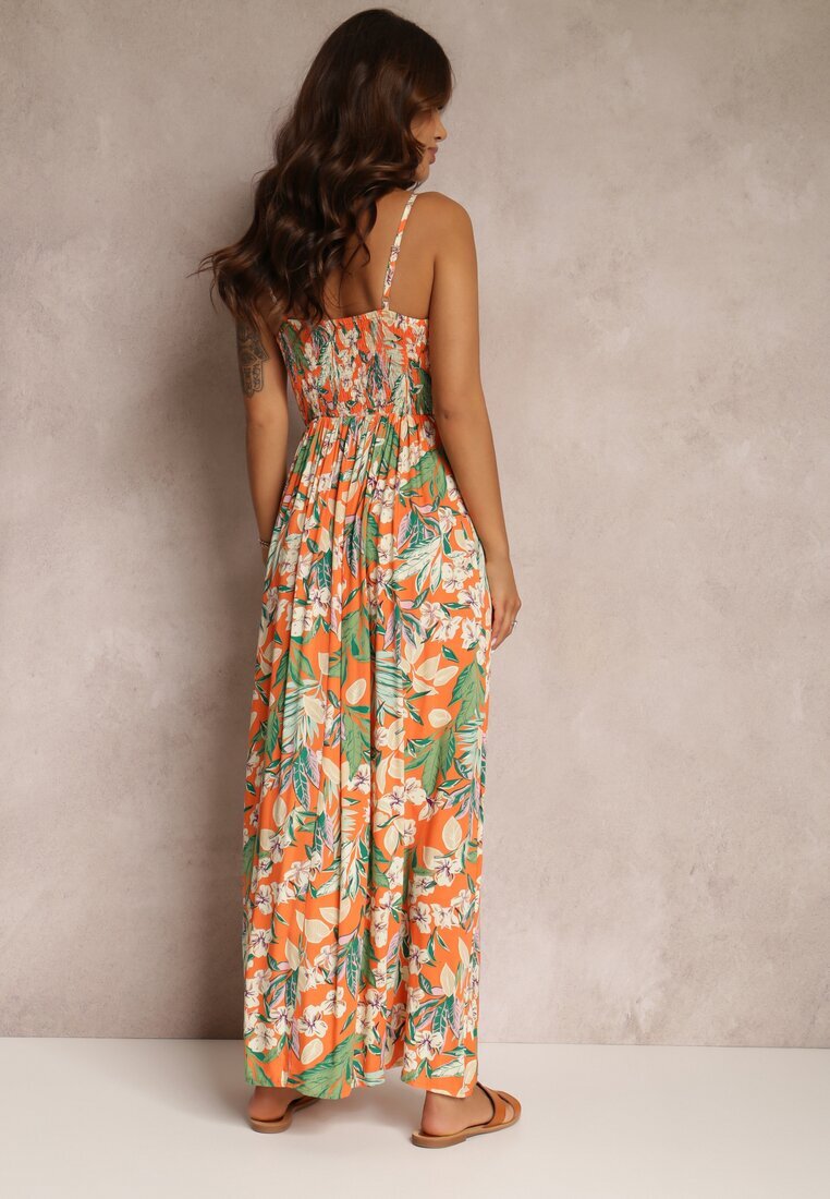 rosa Rochie Portocalie Nourane