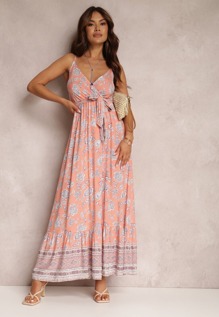 rosa Rochie Portocalie Zinsey