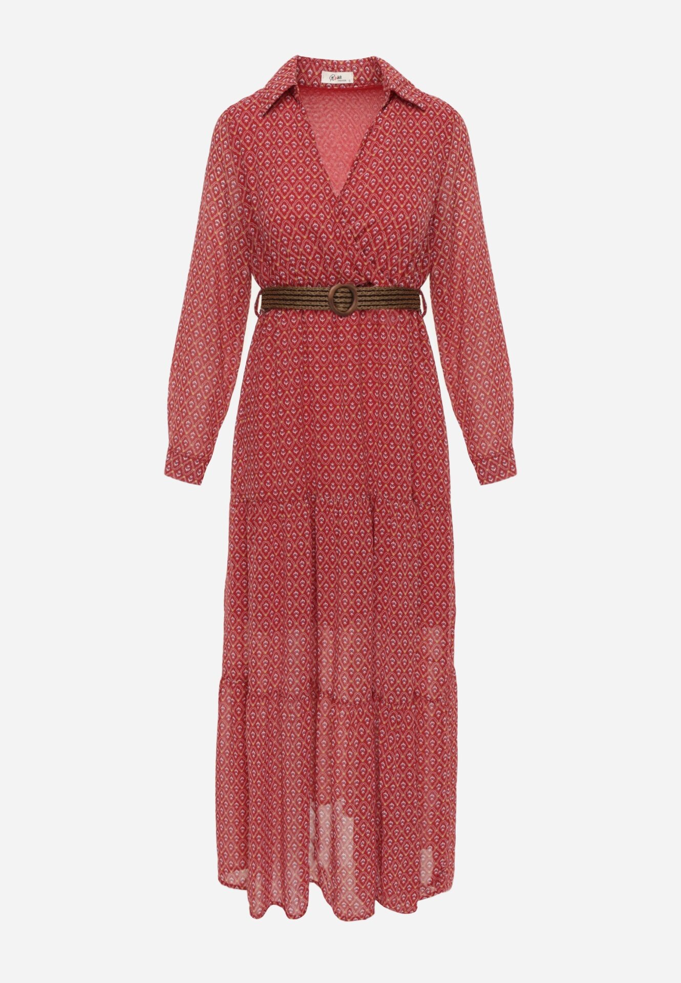 rosa Rochie Roșie Cu curea Agareope