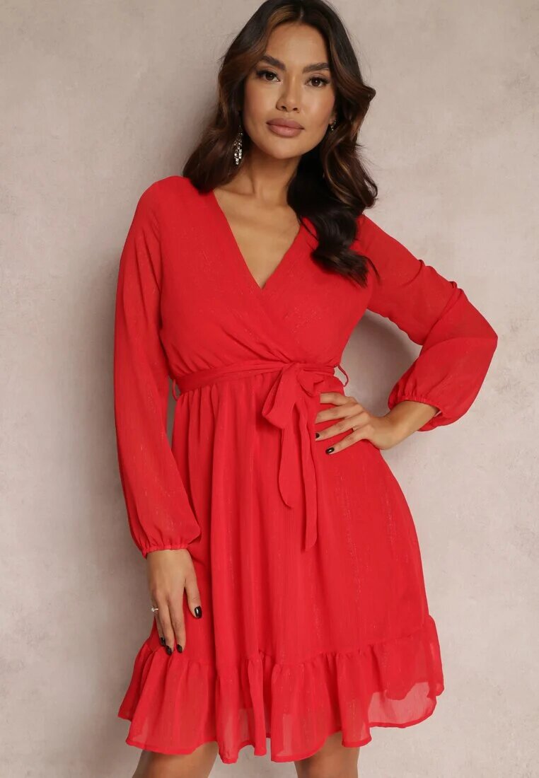 rosa Rochie Roșie Iphina