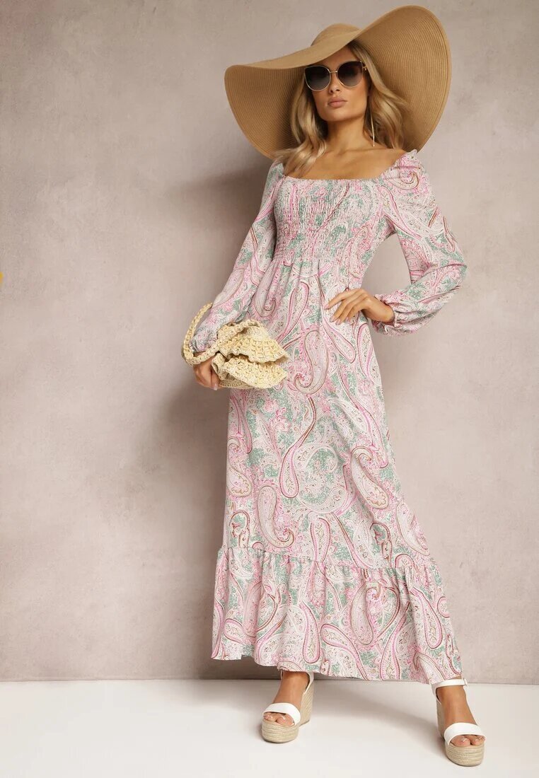 rosa Rochie Roz-verde Agaris