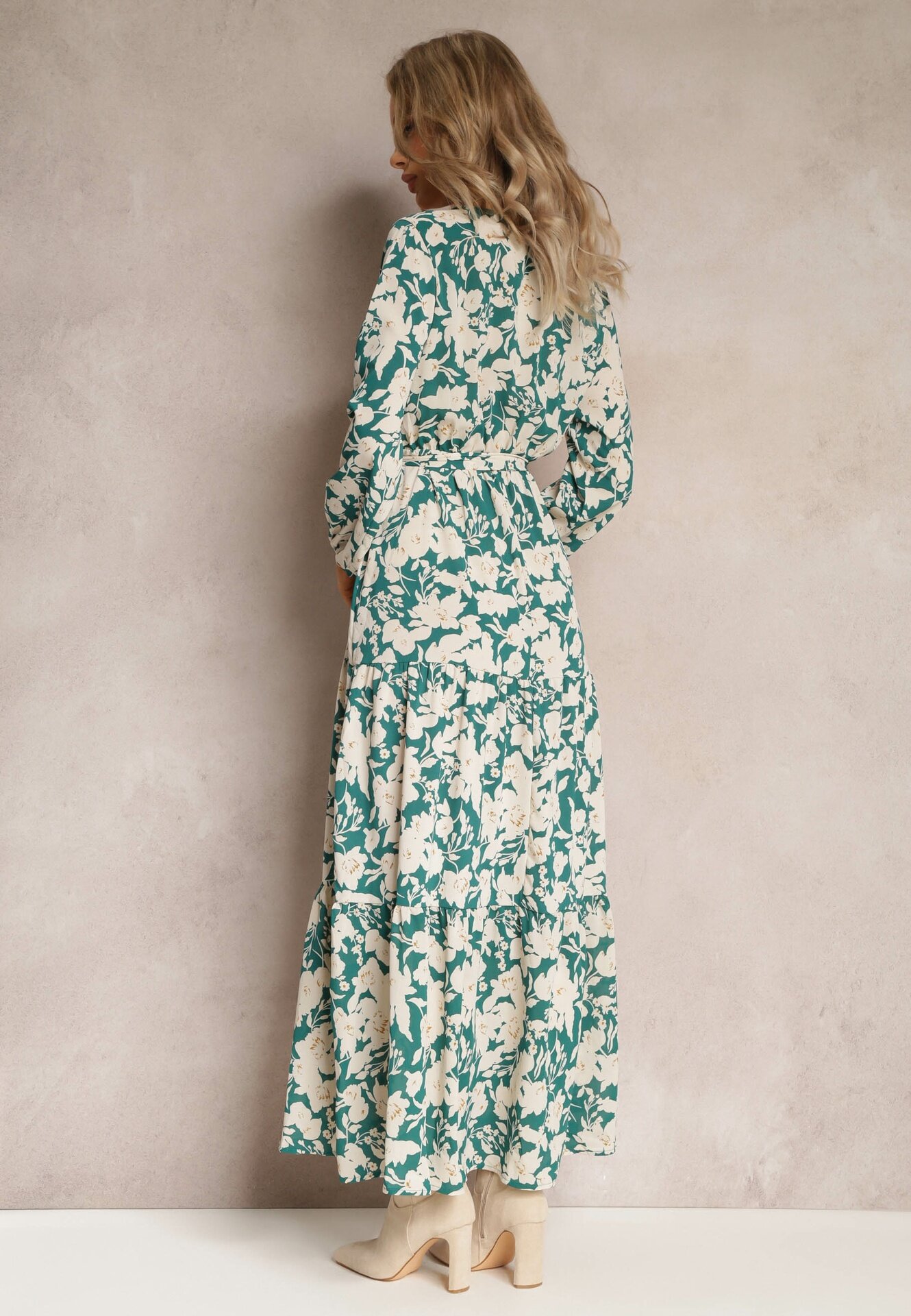 rosa Rochie Verde Chrysice