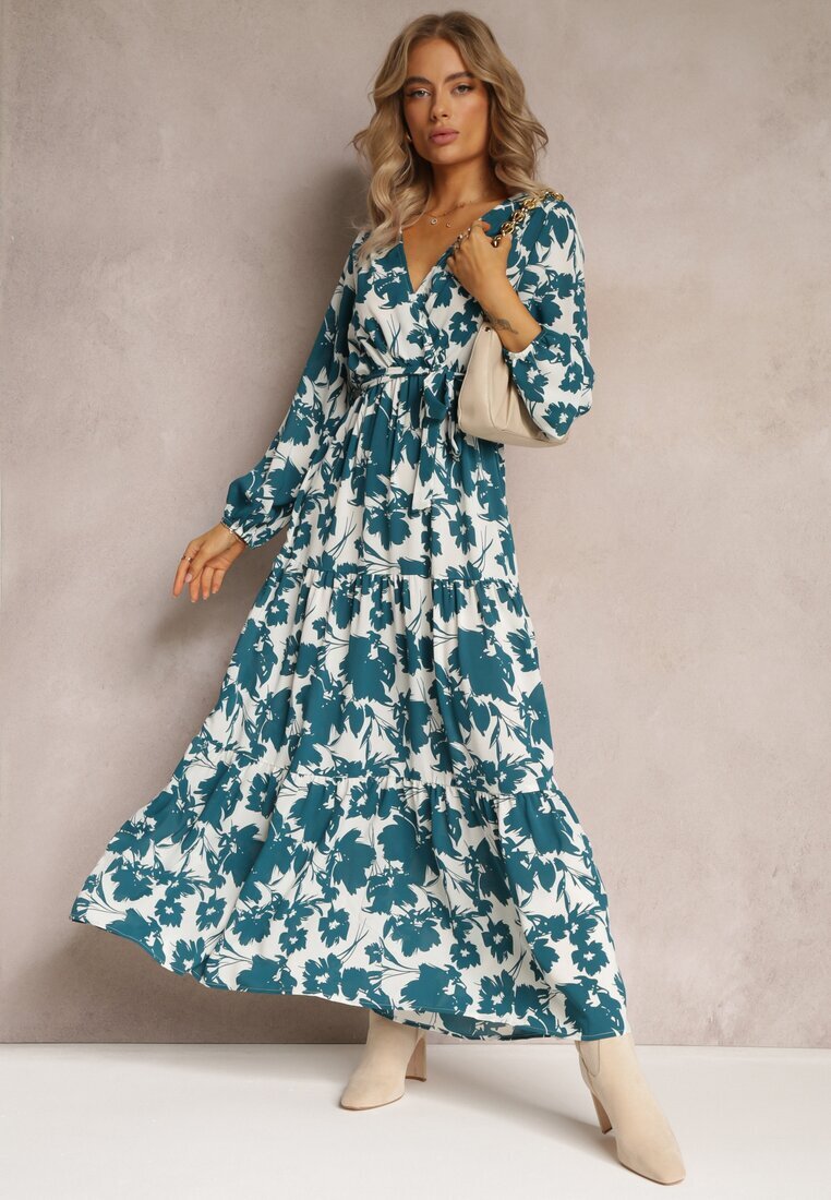 rosa Rochie Verde Kharano