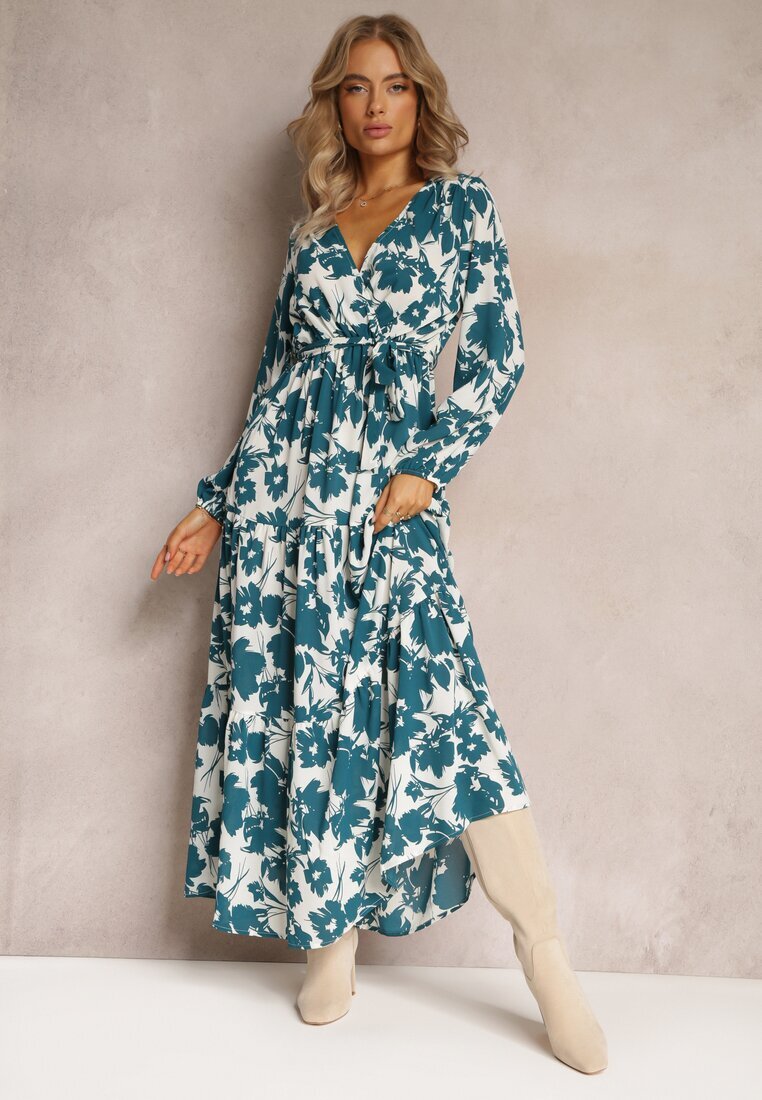 rosa Rochie Verde Kharano