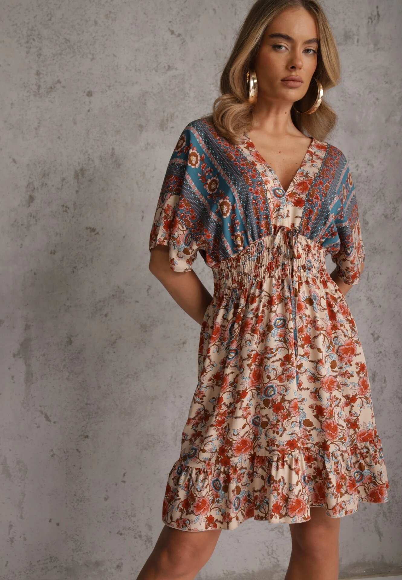 rosita Rochie Bej-bleumarin Dylina