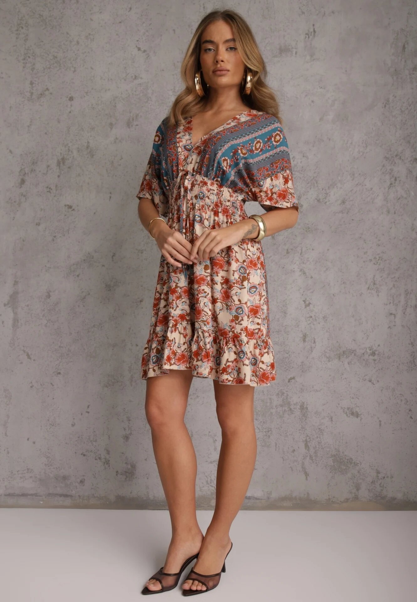 rosita Rochie Bej-bleumarin Dylina