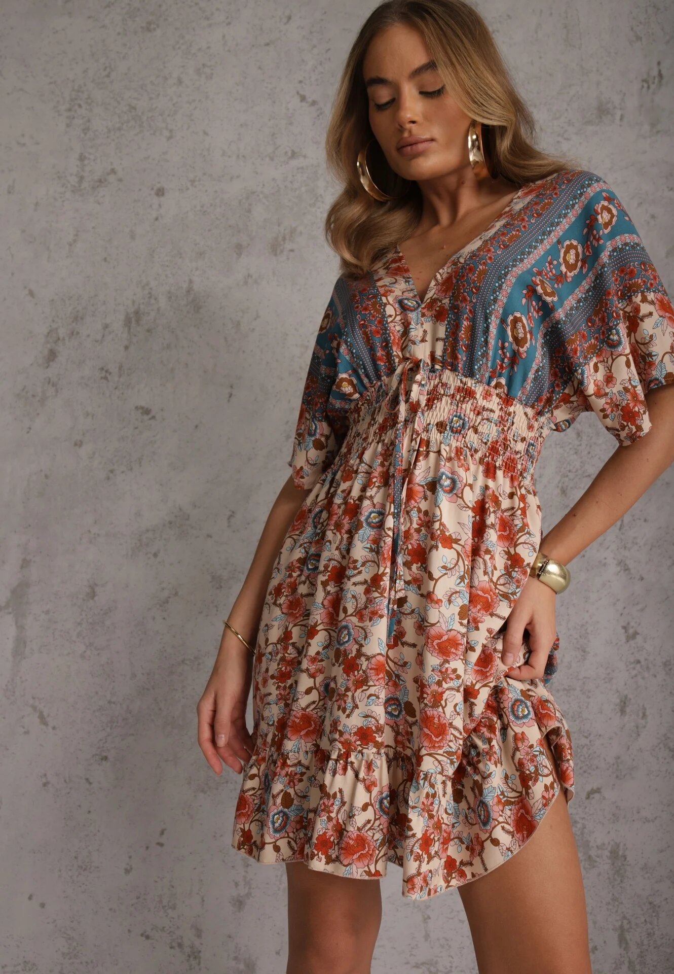 rosita Rochie Bej-bleumarin Dylina