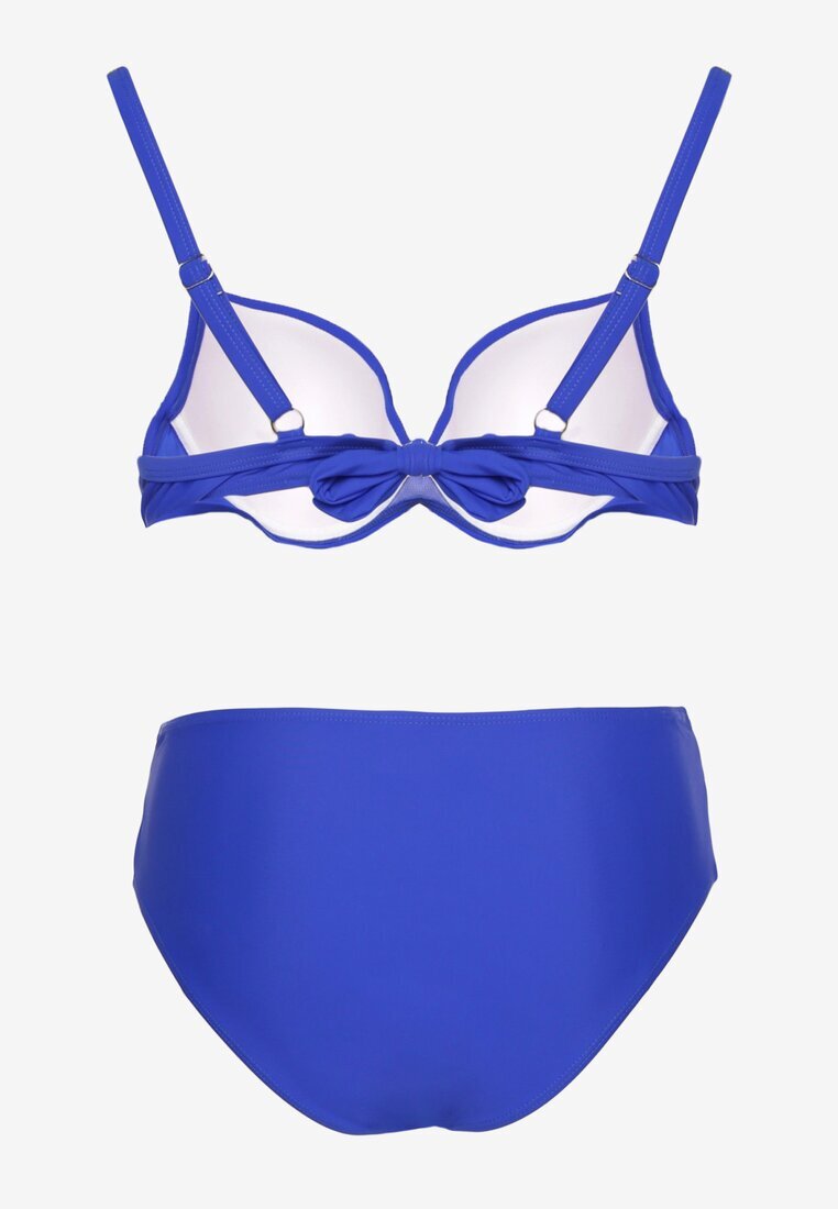 rosse line Bikini Albastru Slip și Sutien cu Zirconii Tenumela