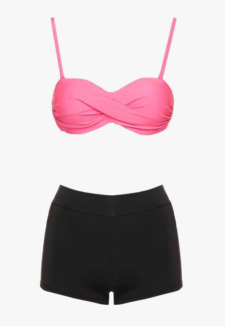 rosse line Bikini Fucsia 3 piese Sutien cu Legătură Chiloți clasici și Boxeri Vinalle