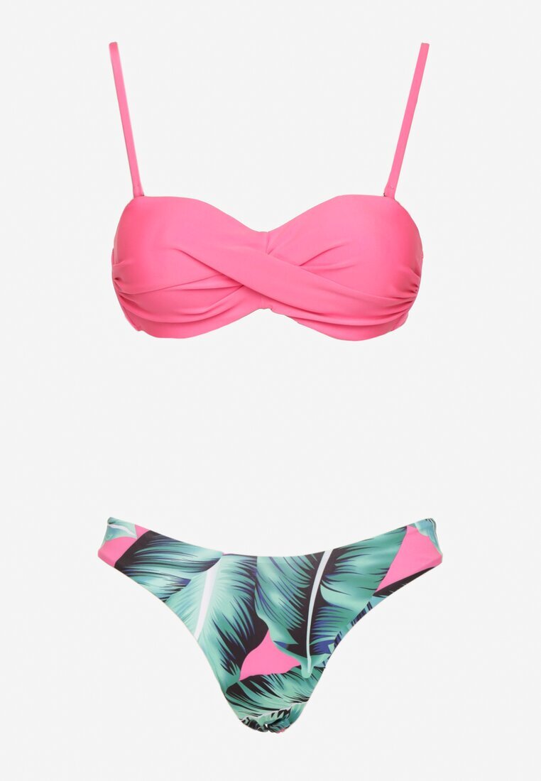 rosse line Bikini Fucsia 3 piese Sutien cu Legătură Chiloți clasici și Boxeri Vinalle