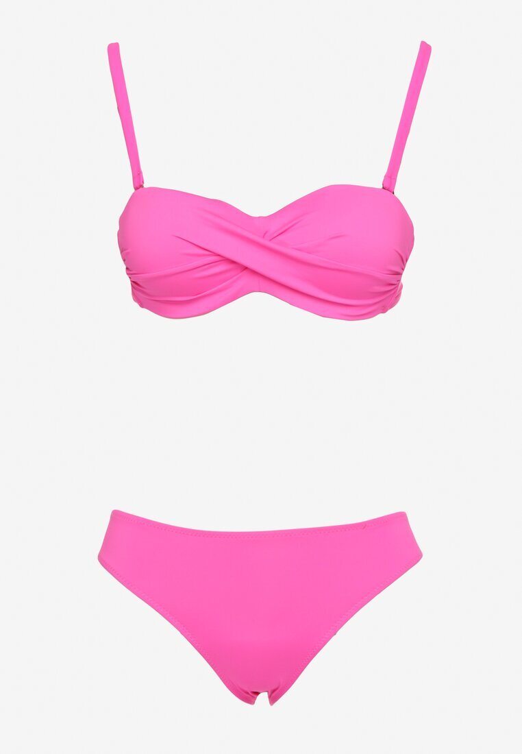 rosse line Bikini Roz 2 perechi chiloți tip slip și Sutien legat la spate Galanoria
